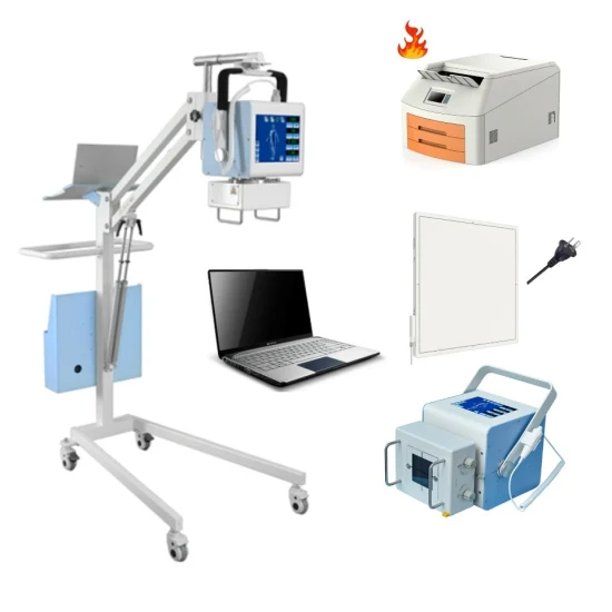 Equipo de diagnóstico médico barato 5kw/8kw Hf Mobile Digital X