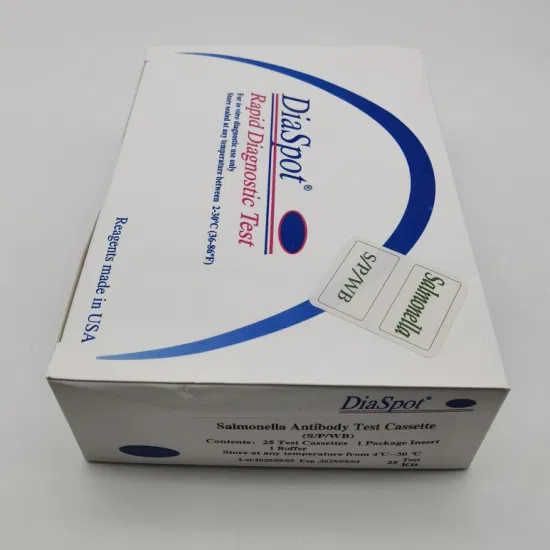 Evancare Kits de prueba de bacterias E Coli Listeria Salmonella Staphylococcus Aureus Kit de prueba Tira de prueba de agua